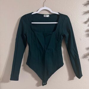 Popular 21 Dark Green Bodysuit